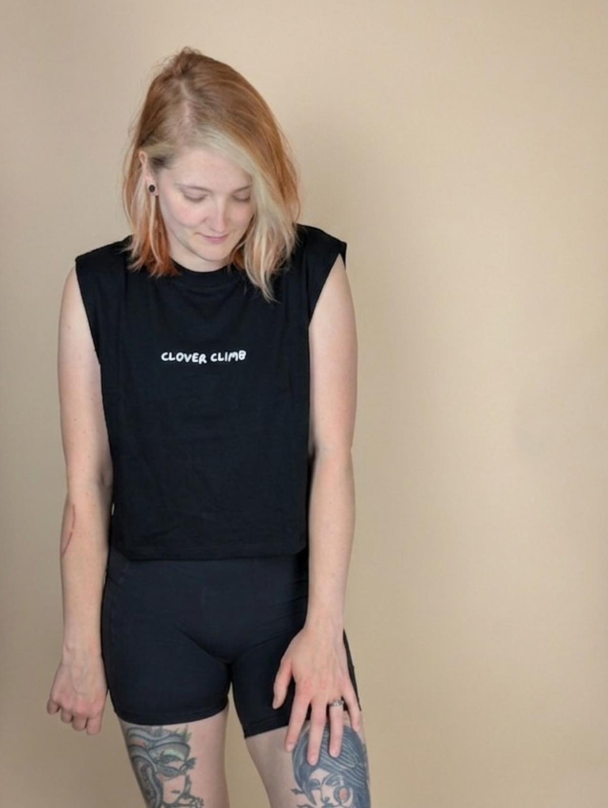 Clove Hitch Handmade Crop Vest - Black