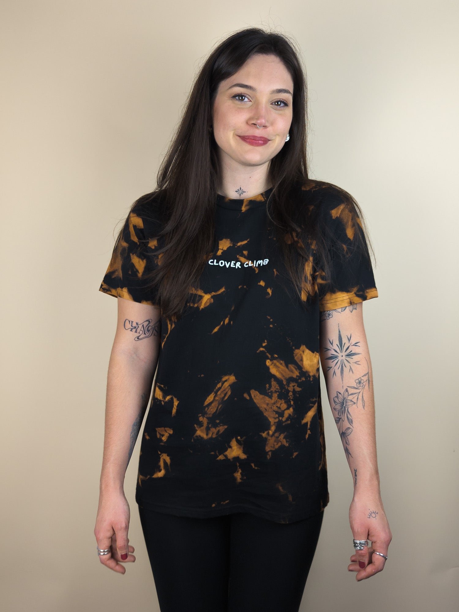 Clove Hitch Bleach Dye Tee