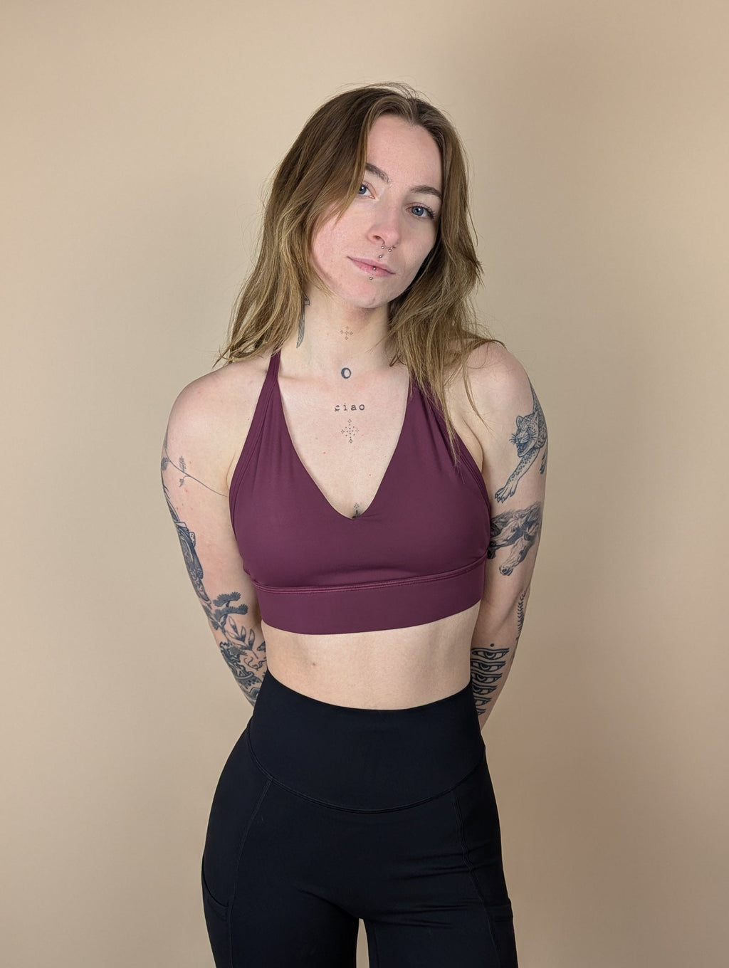 Halter Neck Sports Bra